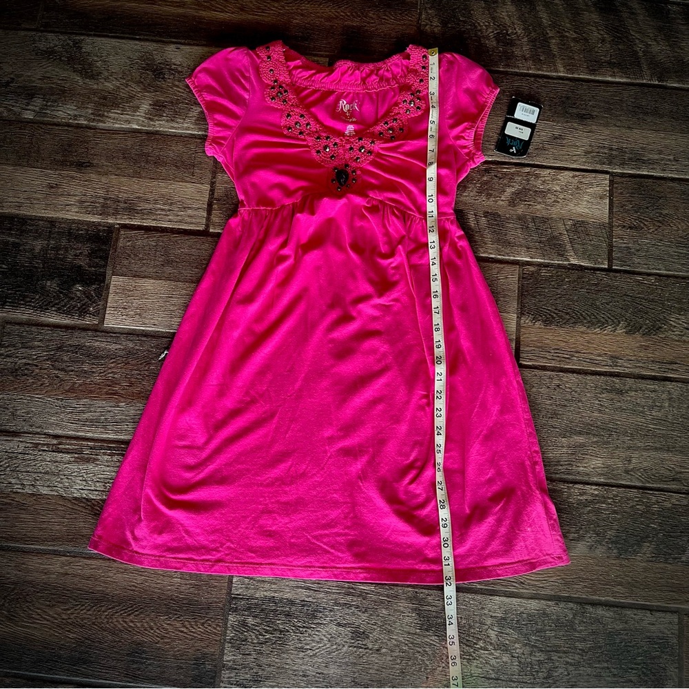 Rock 47 by Wrangler pink western dress M - Picture 5 of 6